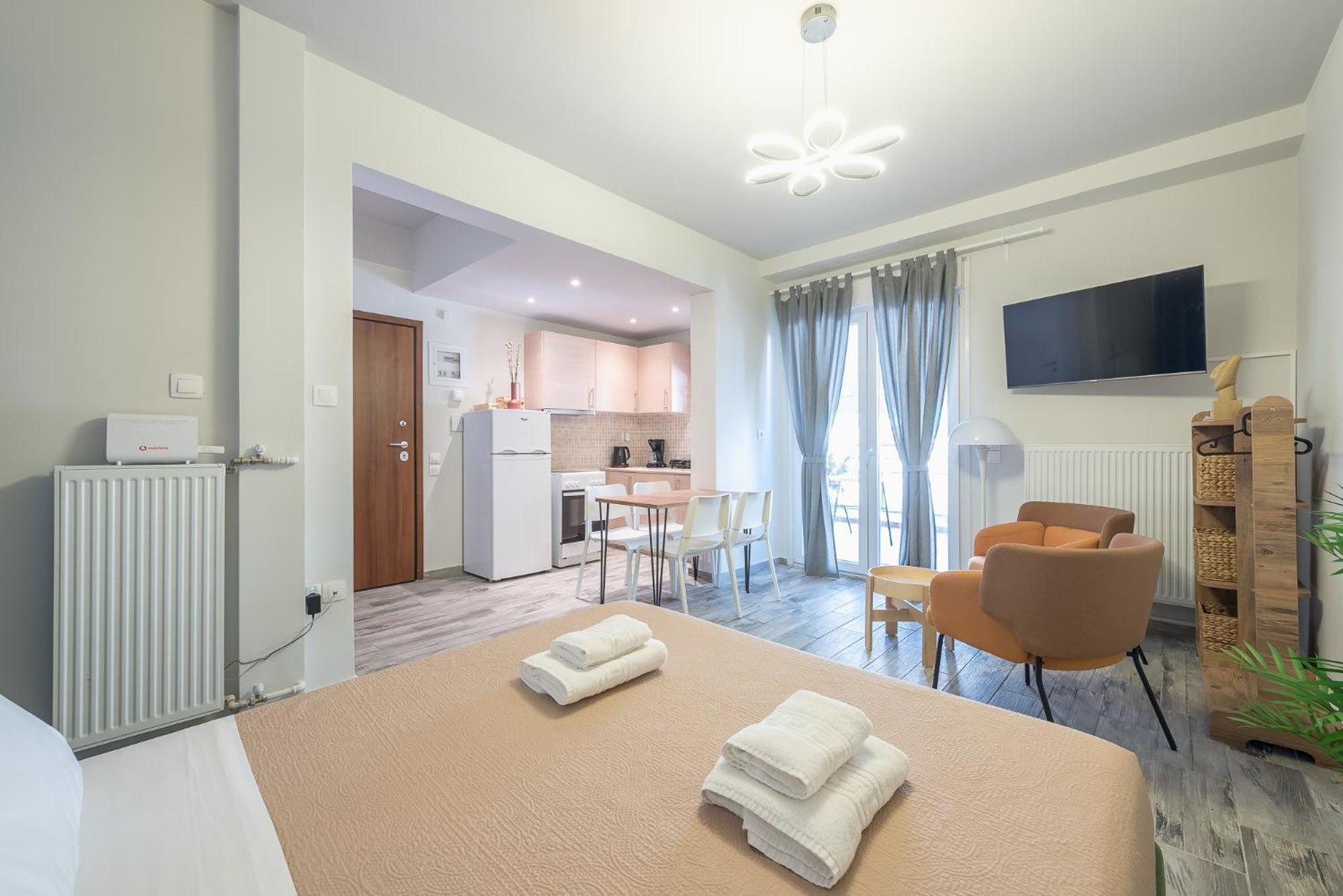 Sunny Studio With Starlight Balcony Atena Exterior foto